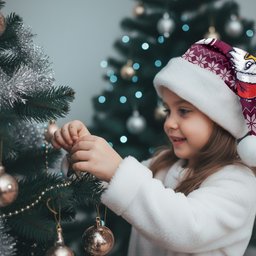 Sea Eagles Christmas Santa Hat Australian Rugby Fans - Pixelated Ugly Xmas Pattern Mascot Santa