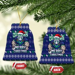 New Zealand Warriors Christmas Ceramic Ornament Maori Rugby Fans - Pixelated Ugly Xmas Pattern Mascot Santa
