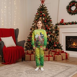 Australian Native Birds Christmas Pajama Set Art Dot Painting Pattern