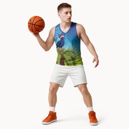 New Zealand Christmas Basketball Jersey Pukeko With Ponga Tree Silver Fern