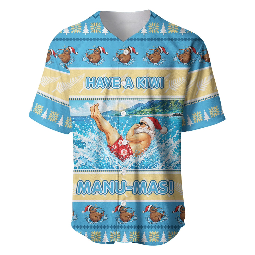 New Zealand Christmas Baseball Jersey Have A Kiwi Manu-Mas