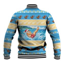 New Zealand Christmas Baseball Jacket Have A Kiwi Manu-Mas