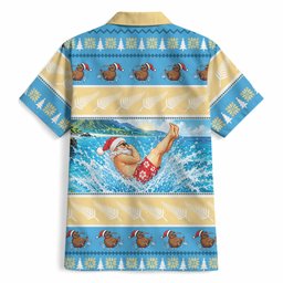 New Zealand Christmas Hawaiian Shirt Have A Kiwi Manu-Mas