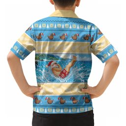 New Zealand Christmas Hawaiian Shirt Have A Kiwi Manu-Mas