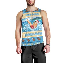 New Zealand Christmas Men Tank Top Have A Kiwi Manu-Mas