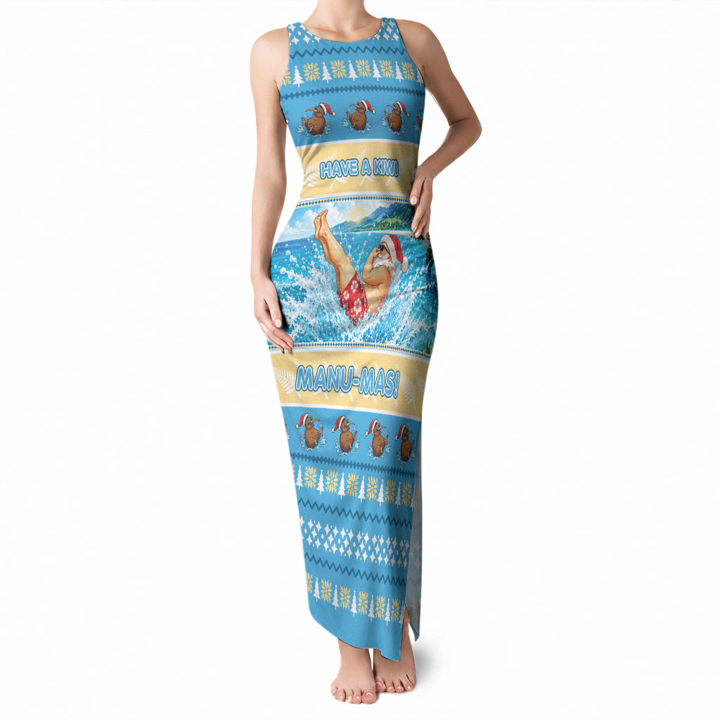 New Zealand Christmas Tank Maxi Dress Have A Kiwi Manu-Mas