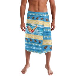 New Zealand Christmas Lavalava Have A Kiwi Manu-Mas