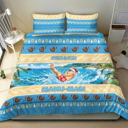 New Zealand Christmas Bedding Set Have A Kiwi Manu-Mas