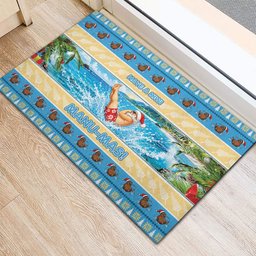 New Zealand Christmas Rubber Doormat Have A Kiwi Manu-Mas