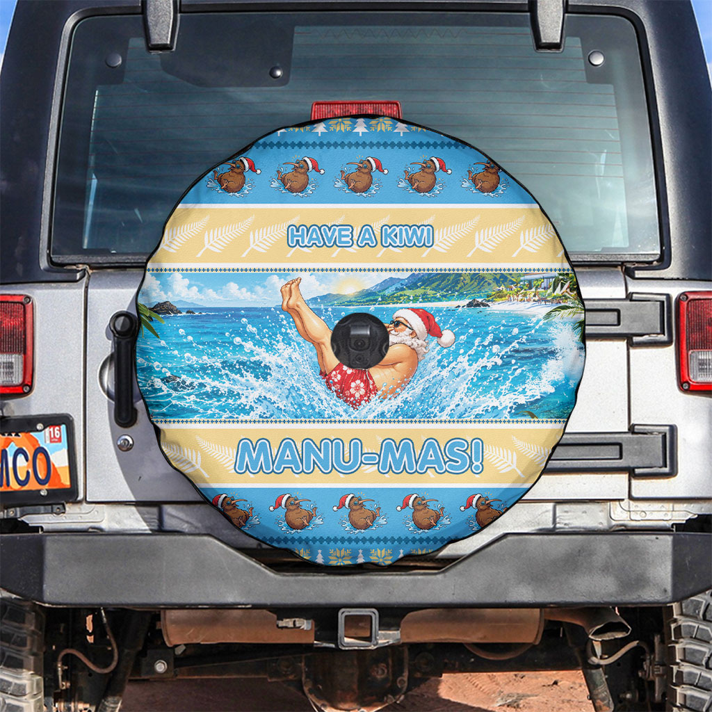 New Zealand Christmas Spare Tire Cover Have A Kiwi Manu-Mas