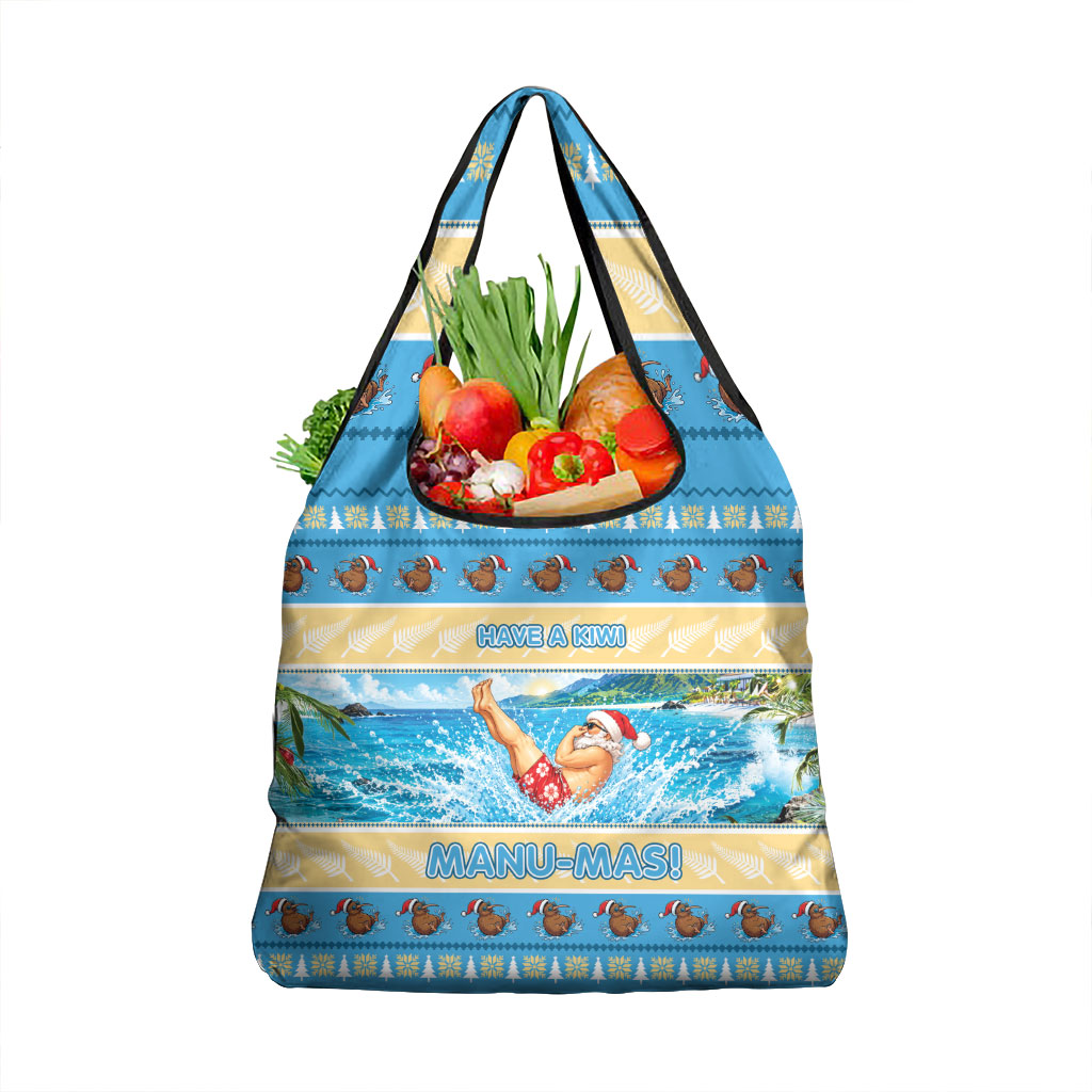 New Zealand Christmas Grocery Bag Have A Kiwi Manu-Mas