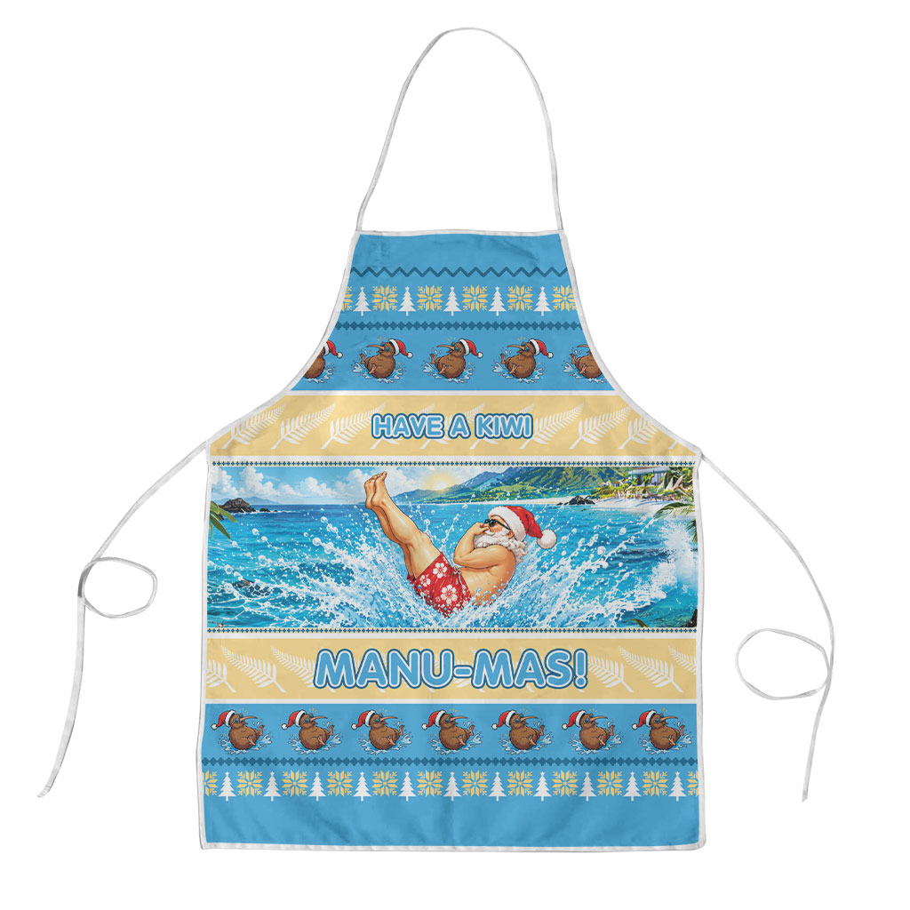 New Zealand Christmas Apron Have A Kiwi Manu-Mas