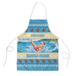 New Zealand Christmas Apron Have A Kiwi Manu-Mas
