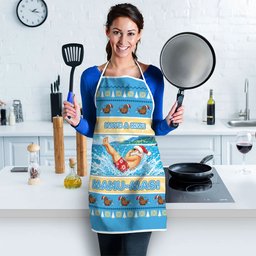 New Zealand Christmas Apron Have A Kiwi Manu-Mas