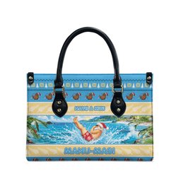 New Zealand Christmas Leather Bag Have A Kiwi Manu-Mas