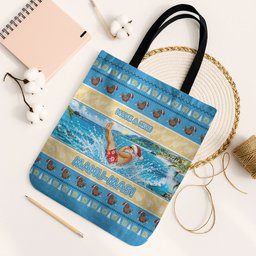 New Zealand Christmas Tote Bag Have A Kiwi Manu-Mas