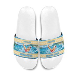 New Zealand Christmas Slide Sandals Have A Kiwi Manu-Mas