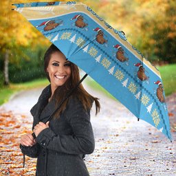 New Zealand Christmas Umbrella Have A Kiwi Manu-Mas