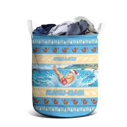 New Zealand Christmas Laundry Basket Have A Kiwi Manu-Mas