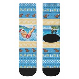 New Zealand Christmas Crew Socks Have A Kiwi Manu-Mas