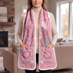 Australia Breast Cancer Awareness Pocket Scarf Galah Faith Hope Love Pink Month