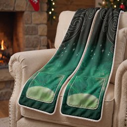 New Zealand Matariki Pocket Scarf Pleiades Star Cluster Green Galaxy