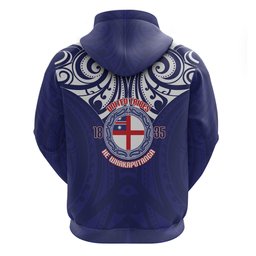 New Zealand United Tribes Te Kara Zip Hoodie He Whakaputanga Maori Pattern