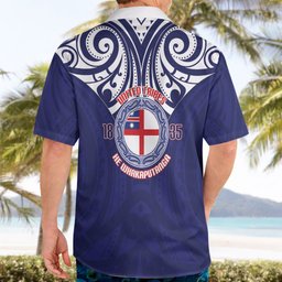 New Zealand United Tribes Te Kara Hawaiian Shirt He Whakaputanga Maori Pattern