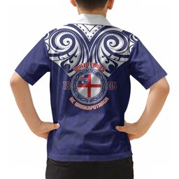 New Zealand United Tribes Te Kara Hawaiian Shirt He Whakaputanga Maori Pattern