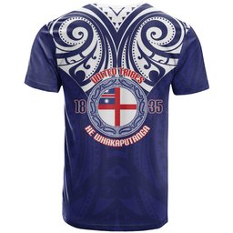 New Zealand United Tribes Te Kara T Shirt He Whakaputanga Maori Pattern