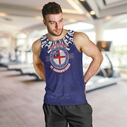 New Zealand United Tribes Te Kara Men Tank Top He Whakaputanga Maori Pattern