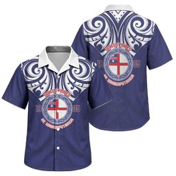 New Zealand United Tribes Te Kara Family Matching Mermaid Dress and Hawaiian Shirt He Whakaputanga Maori Pattern