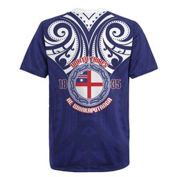 New Zealand United Tribes Te Kara Rugby Jersey He Whakaputanga Maori Pattern