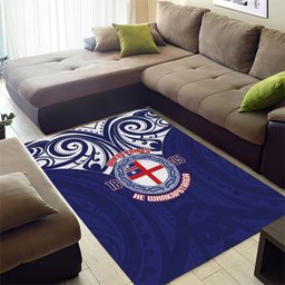 New Zealand United Tribes Te Kara Area Rug He Whakaputanga Maori Pattern