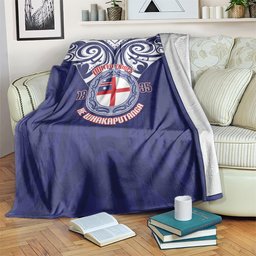 New Zealand United Tribes Te Kara Blanket He Whakaputanga Maori Pattern