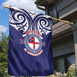 New Zealand United Tribes Te Kara Garden Flag He Whakaputanga Maori Pattern
