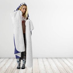 New Zealand United Tribes Te Kara Hooded Blanket He Whakaputanga Maori Pattern