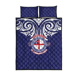 New Zealand United Tribes Te Kara Quilt Bed Set He Whakaputanga Maori Pattern