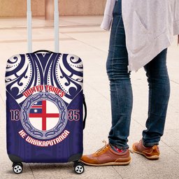 New Zealand United Tribes Te Kara Luggage Cover He Whakaputanga Maori Pattern