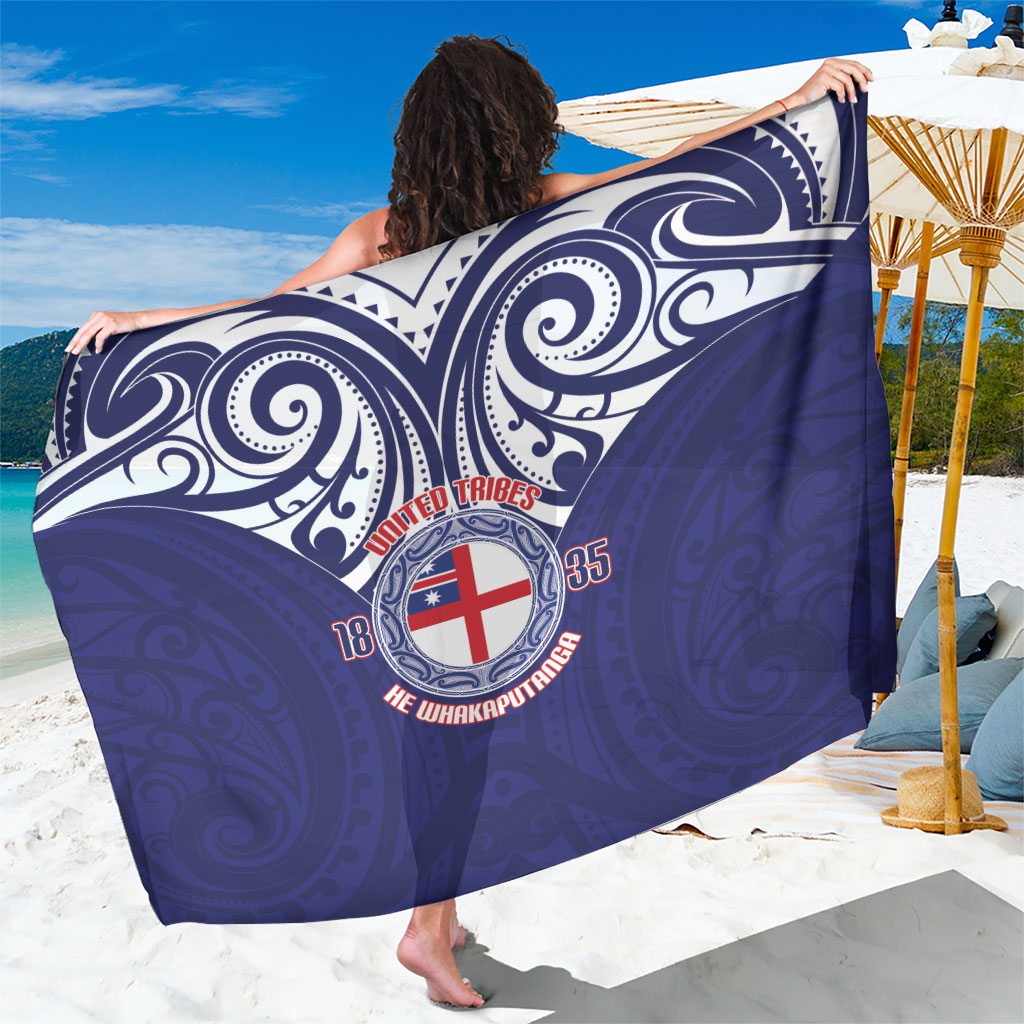 New Zealand United Tribes Te Kara Sarong He Whakaputanga Maori Pattern
