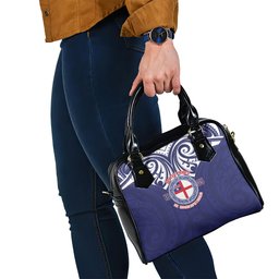 New Zealand United Tribes Te Kara Shoulder Handbag He Whakaputanga Maori Pattern
