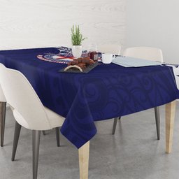 New Zealand United Tribes Te Kara Tablecloth He Whakaputanga Maori Pattern