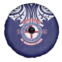 New Zealand United Tribes Te Kara Spare Tire Cover He Whakaputanga Maori Pattern