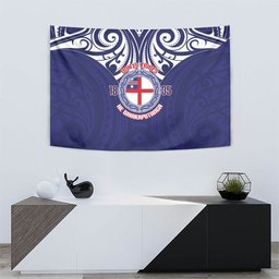 New Zealand United Tribes Te Kara Tapestry He Whakaputanga Maori Pattern