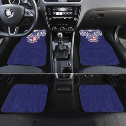 New Zealand United Tribes Te Kara Car Mats He Whakaputanga Maori Pattern