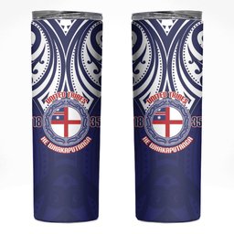 New Zealand United Tribes Te Kara Skinny Tumbler He Whakaputanga Maori Pattern