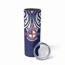 New Zealand United Tribes Te Kara Skinny Tumbler He Whakaputanga Maori Pattern