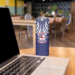 New Zealand United Tribes Te Kara Skinny Tumbler He Whakaputanga Maori Pattern