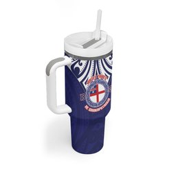 New Zealand United Tribes Te Kara Tumbler With Handle He Whakaputanga Maori Pattern
