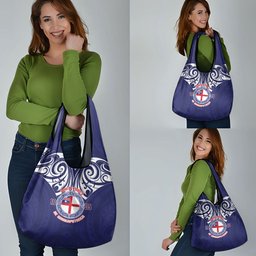 New Zealand United Tribes Te Kara Grocery Bag He Whakaputanga Maori Pattern